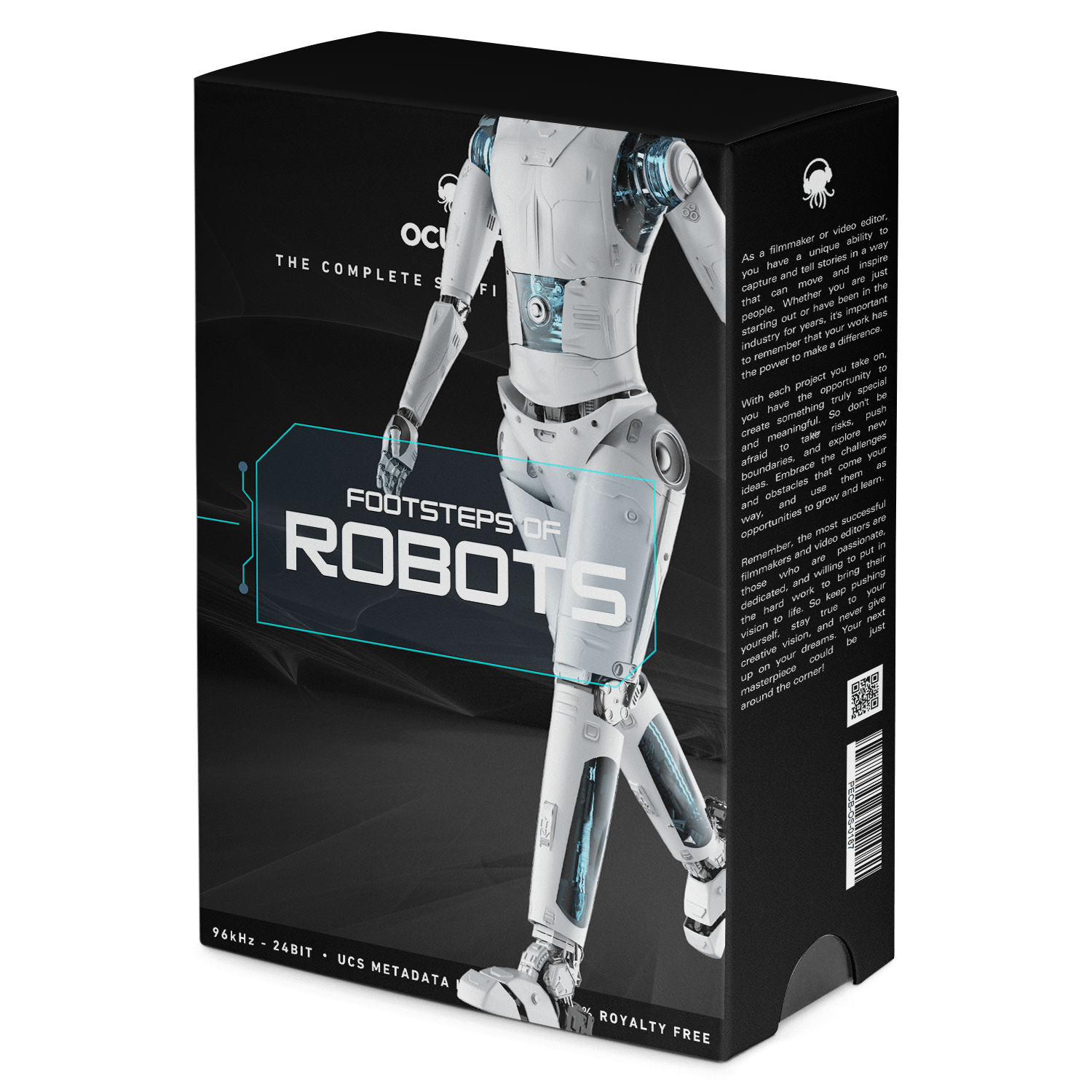 Footsteps of Robots Sound Effects for Video Editing. Professional Sound FX Library.
