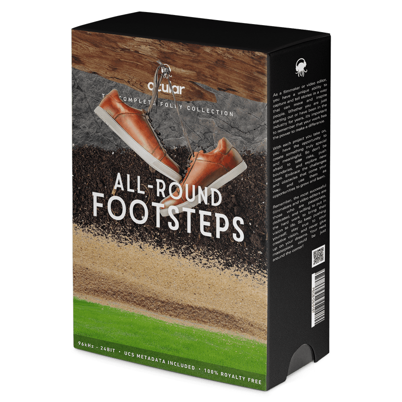 Ocular Sounds - All Round Footsteps SFX 2 footsteps sound effects