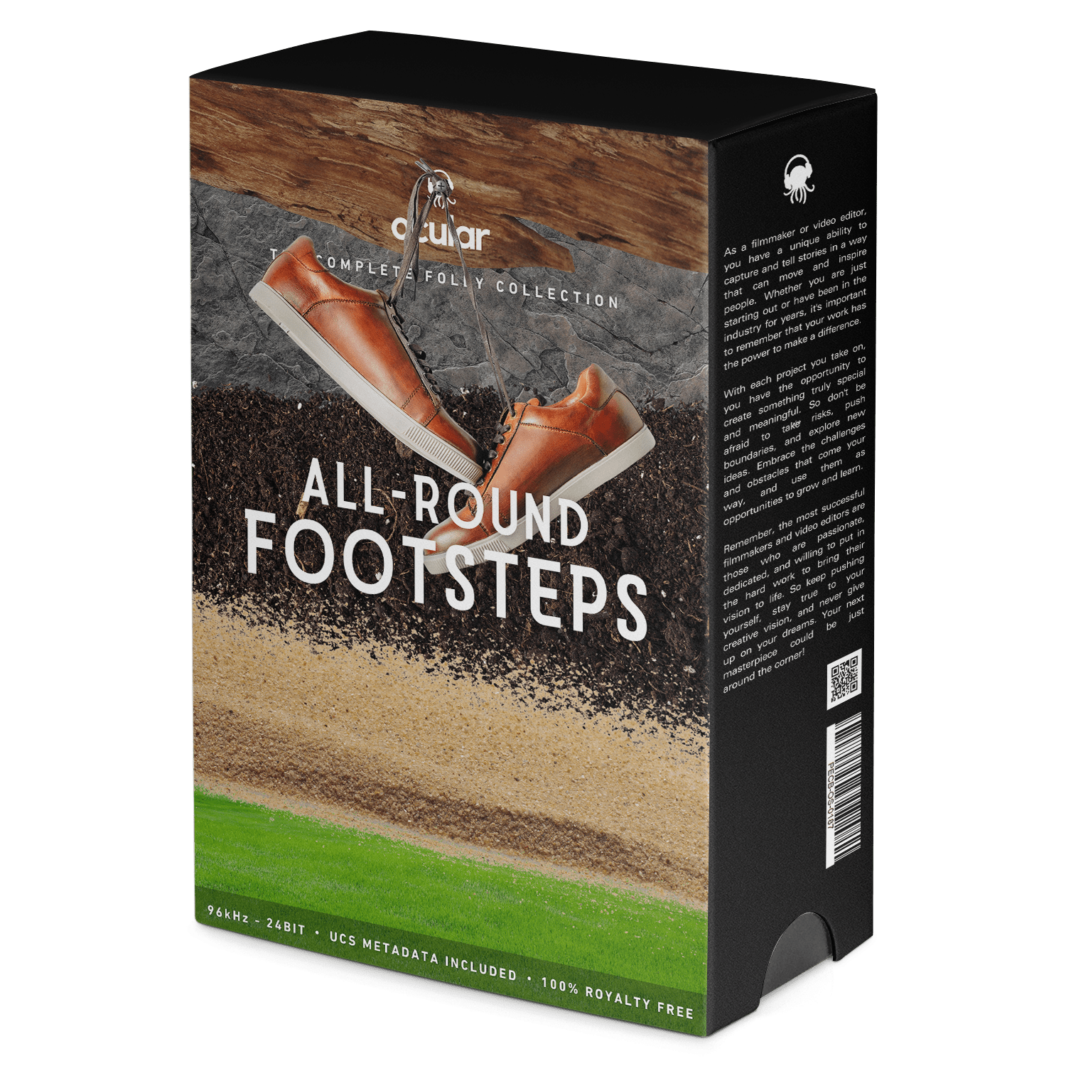 All-Round Footsteps Sound Effects for Video Editing. Professional Sound FX Library.