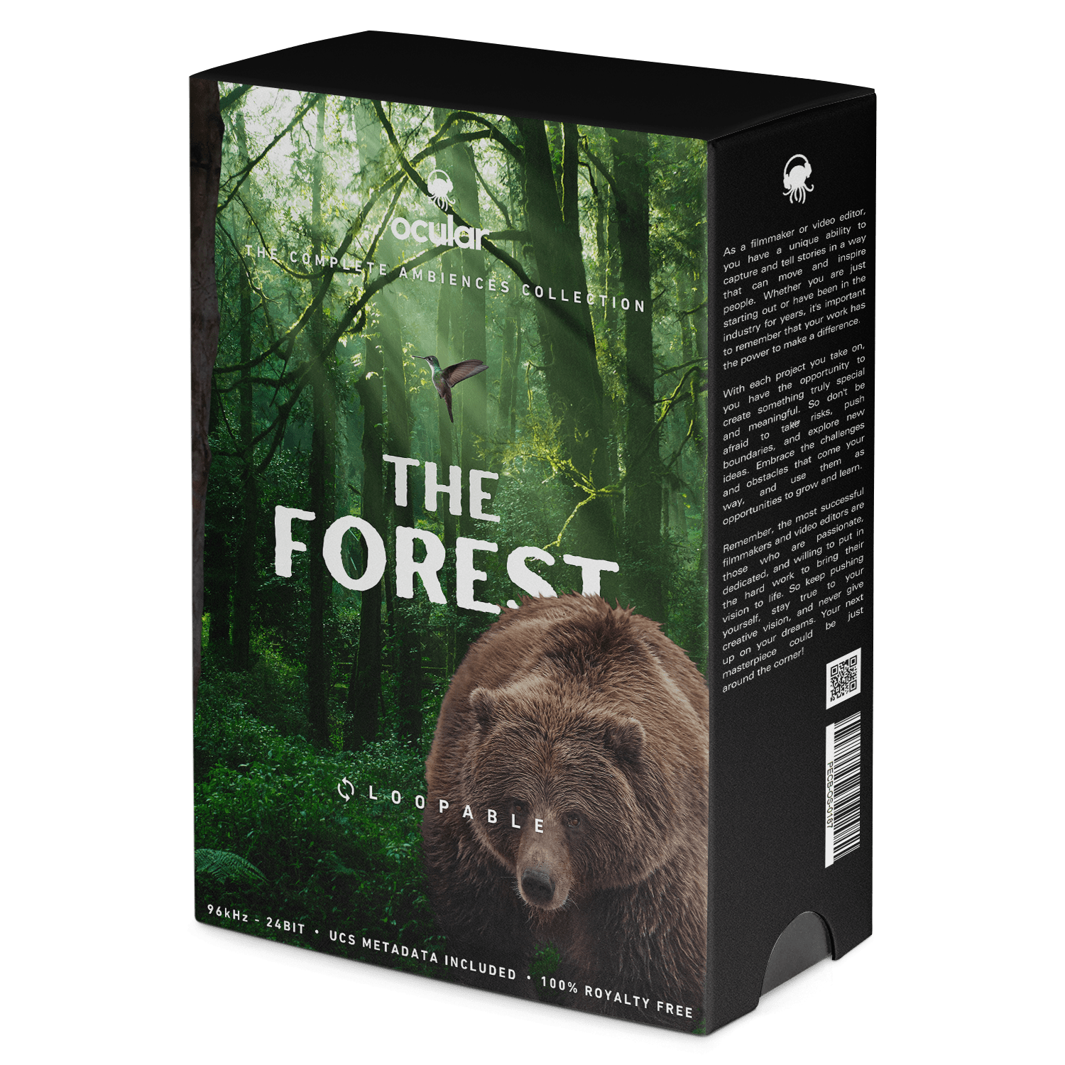 Forest Ambiences Sound Effects for Video Editing. Live Recorded Ambient Soundscapes.