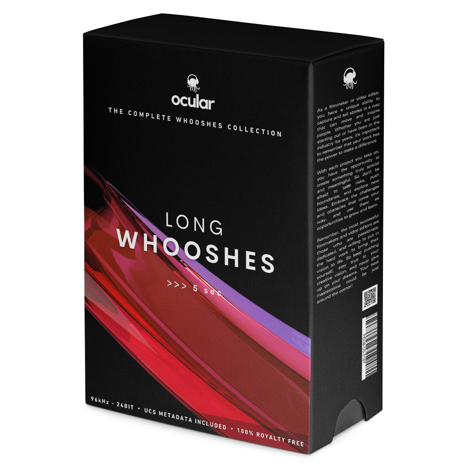 Long Whooshes Sound Effects for Video Editing. Professional Sound FX Library.