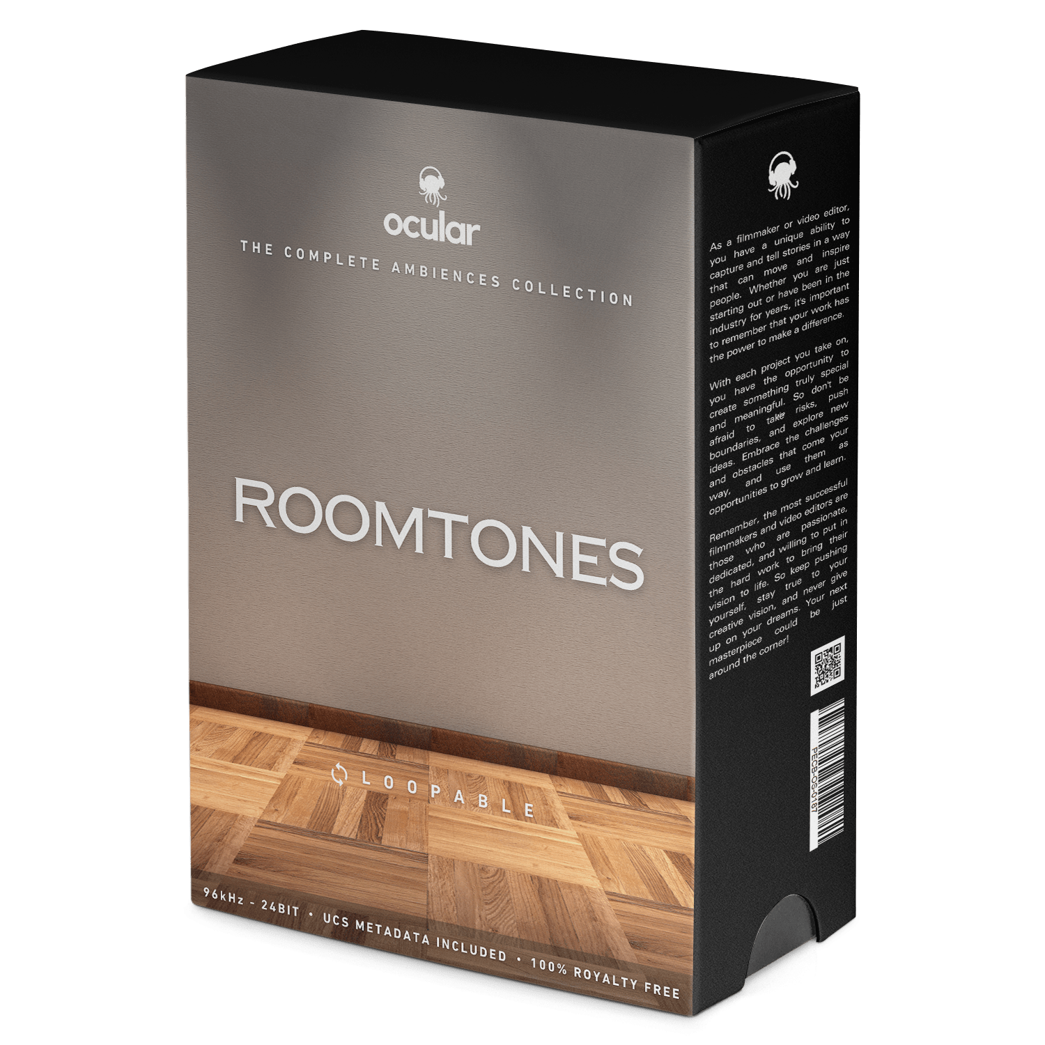 Roomtones Ambiences Sound Effects for Video Editing. Live Recorded Ambient Soundscapes.