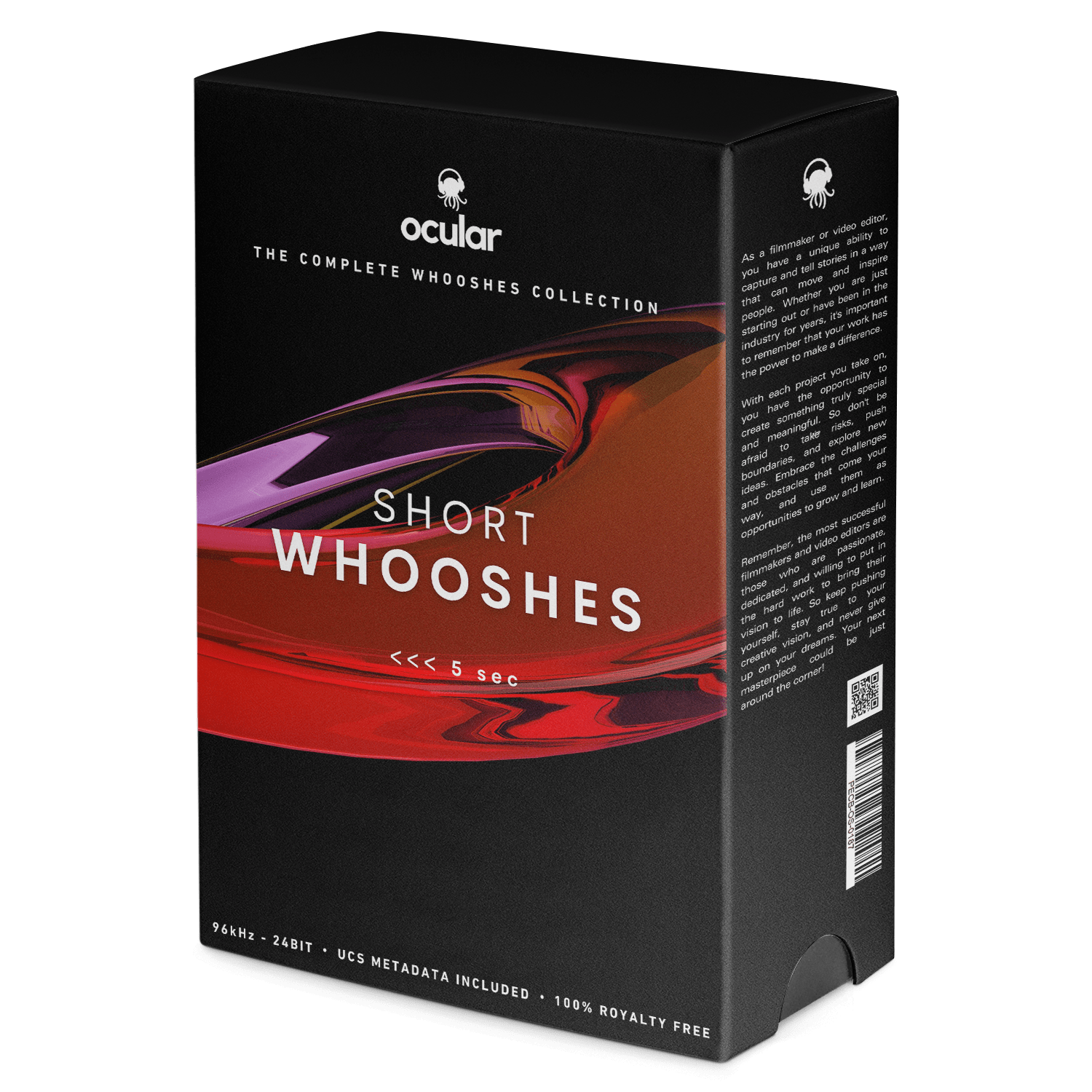 Short Whooshes Sound Effects for Video Editing. Professional Sound FX Library.
